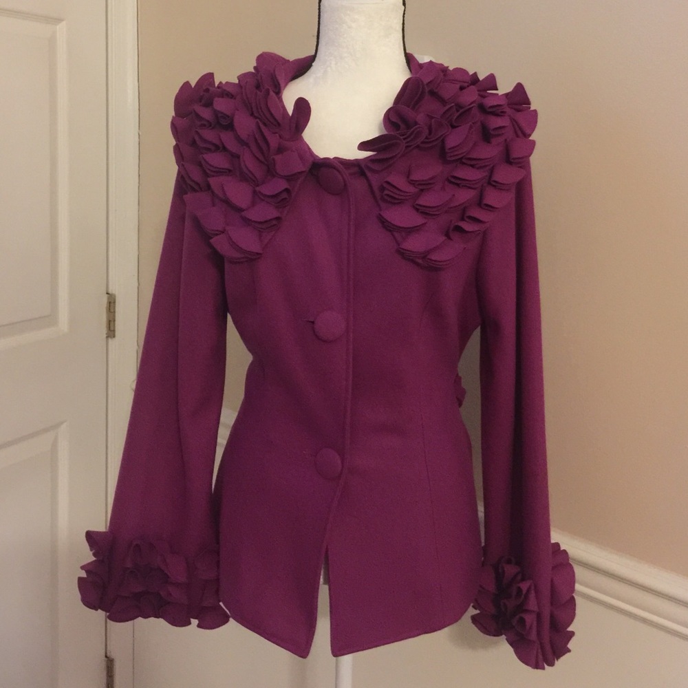 NWT FERATELLI Wool cocktail jacket, size L